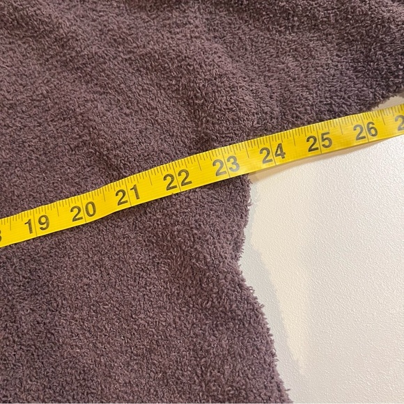 altar’d state chocolate brown teddy bear mock neck fuzzy sweater fall grunge y2k - Picture 7 of 8